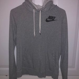 Nike Gray cowl neck sweatshirt